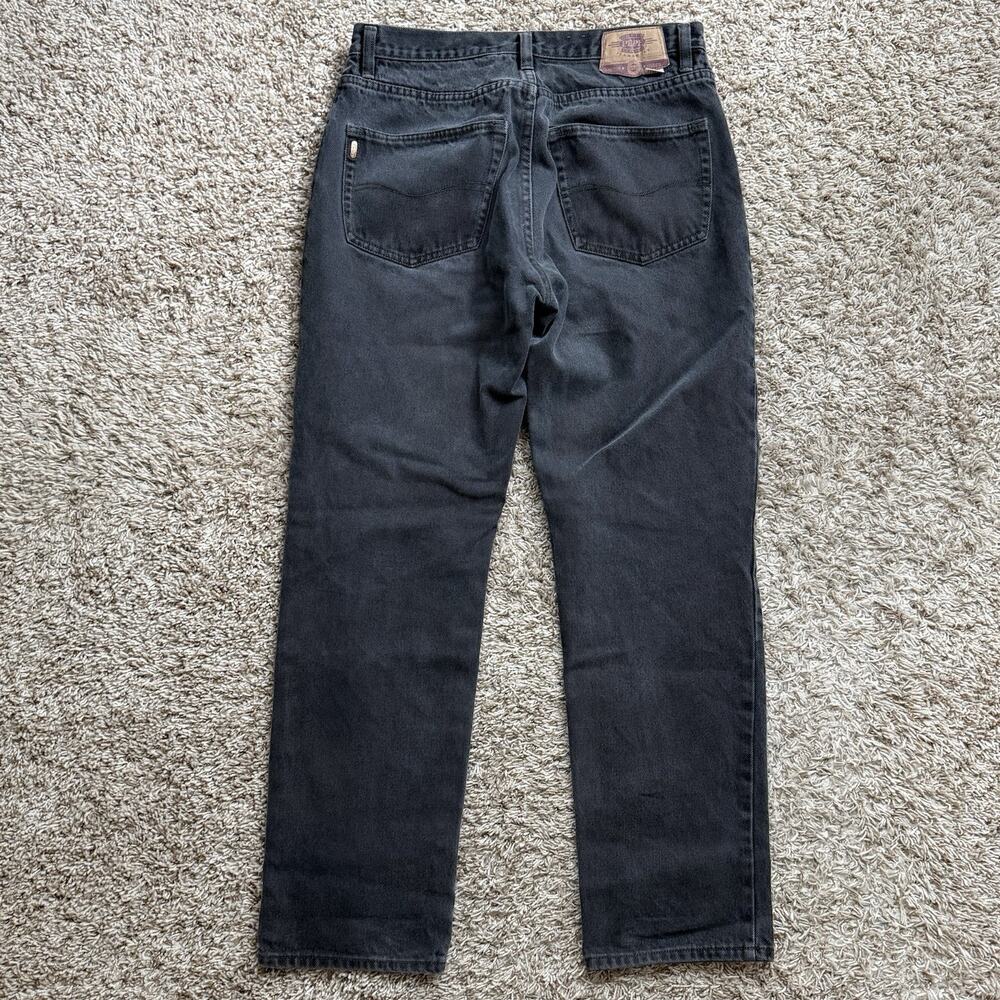 Vintage Pepe Jeans Original Hudd Faded Black Denim Pants Relaxed Fit Size 31x30